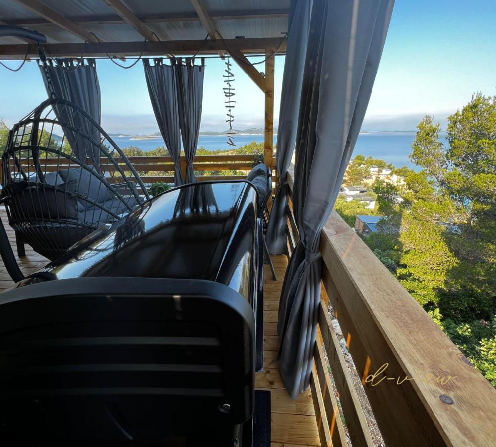 D-View Premium Mobile Home - Panoramic Seaview - 150 M From Beach, Free Parking Drage Eksteriør billede