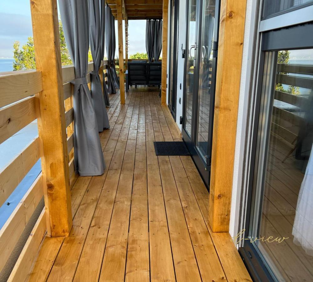 D-View Premium Mobile Home - Panoramic Seaview - 150 M From Beach, Free Parking Drage Eksteriør billede