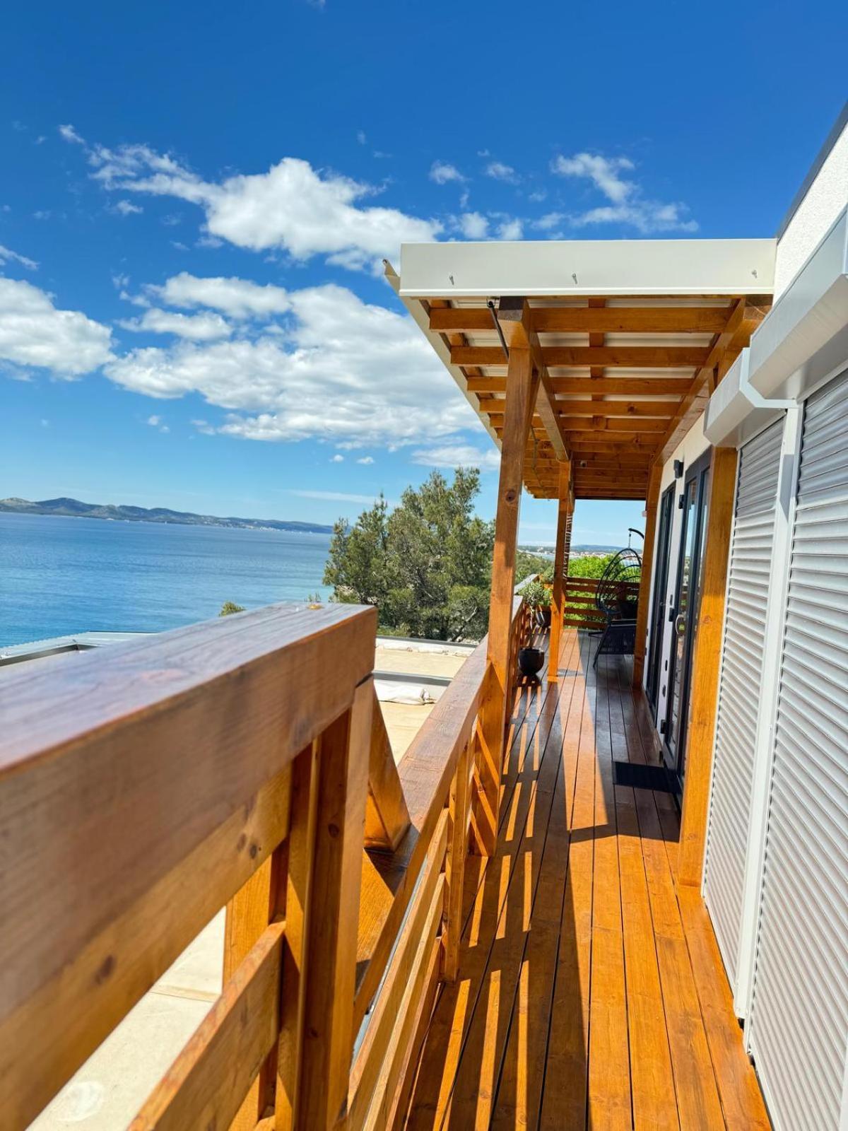 D-View Premium Mobile Home - Panoramic Seaview - 150 M From Beach, Free Parking Drage Eksteriør billede